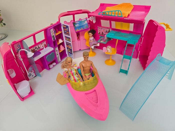 Barbie Camper + Boat + Slide Bundle