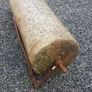 Antique handcut Limestone roller. Image 3