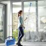 Window Cleaning Kit with 12L Bucket, 35cm Window Squeegee and 38cm Scrubber with 155cm Long Handle, Professional Window Cleaning Equipment Washing Kit Cleaner Tool for Home Outdoor Commercial Use Image 2