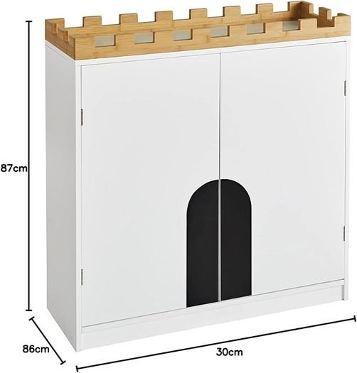 Castle-Themed Storage Cabinet