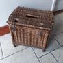 Vintage Wicker Storage Basket/Box Image 7