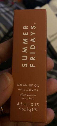 Summer Fridays dream lip oil