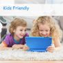 For Samsung Galaxy Tab A 8.0" 2019 Kids Case Shockproof Cover With Stand Blue Image 4