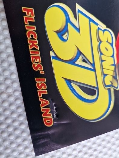 Sonic 3D Flickies Island Sega Mega Drive Arcade Retro Games Original