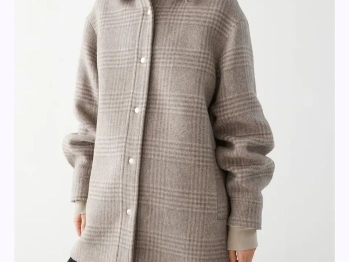 Wool oversized shirt jacket, Other Stories