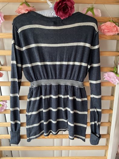 jumper  Bnwt size 12 stripe scoop neck hollister inspired