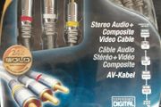 Philips stereo Audio+ Composite Video Cableable