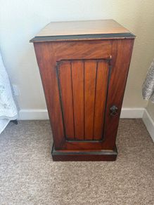 vintage bedside locker