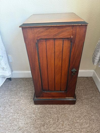 vintage bedside locker