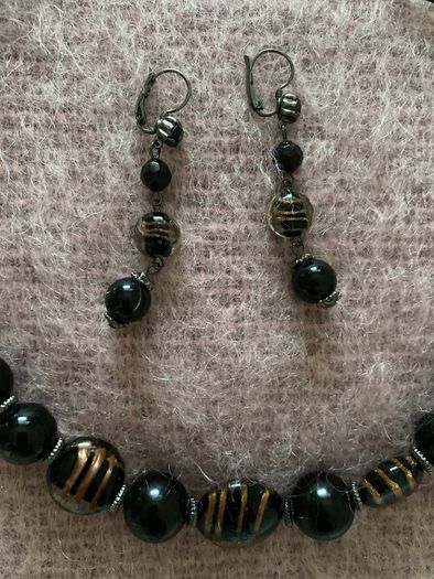 Necklace with matching Earrings