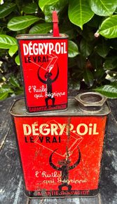 Vintage Degryp Oil Tin Set