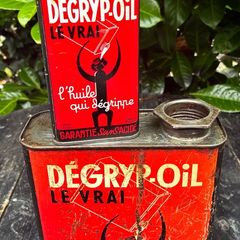 Vintage Degryp Oil Tin Set