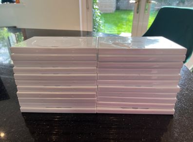22 x White Blank DVD cases.