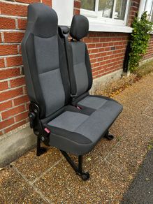 Double passenger van seat