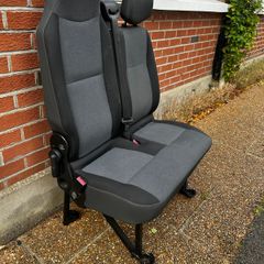 Double passenger van seat