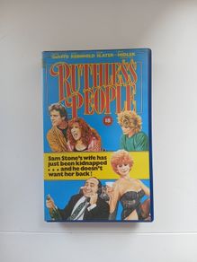 Ruthless People On A High Quality JVC DYNAREC HR Tape Ex Rental (Large Box).