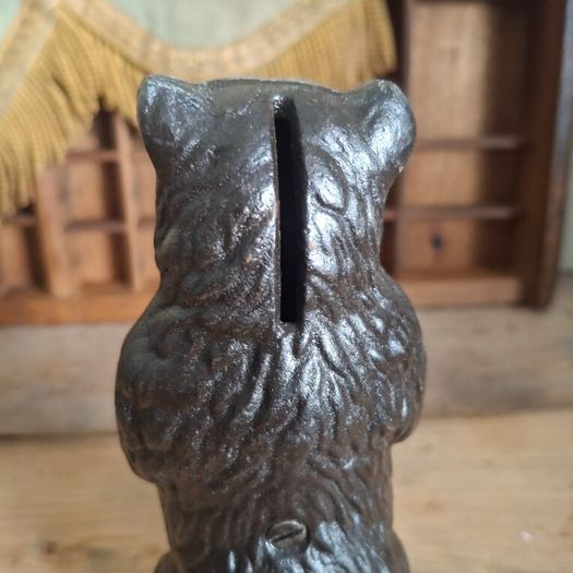 Toscano Cast Iron Coin Bank