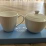 Newbridge silverware Whiteware Cream & Sugar set Image 4