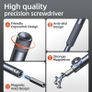 50-in-1 Precision Screwdriver Set, Mini Repair Tool Kit with Torx for MacBook, Computer, Laptop, iPhone, PS5, Xbox, Switch, Glasses, Watch, Ring Doorbell, Electronic, Small Gift Gadget for Men Image 2