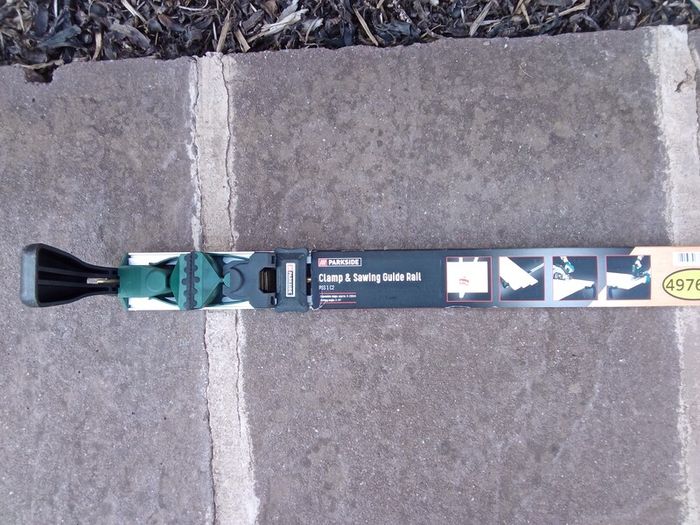 Clamp and Saw Guide Rail.