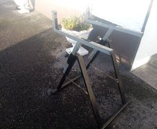 Robust Steel A-Frame Equipment Stand for Mixer, DJ Flight Cases or Keyboard