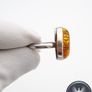 Vintage Natural Baltic Amber On Sterling Silver Ring Image 8