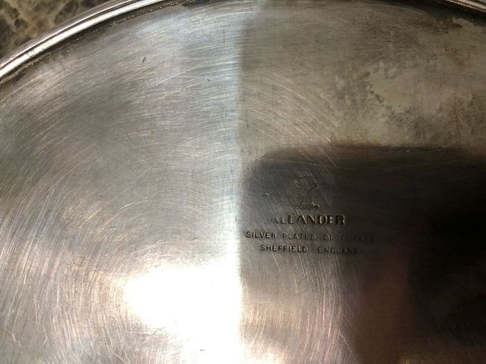 silver tray