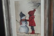 Christmas snow scene