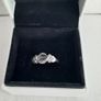 Vintage ring with onyx stone and marcasite stones Image 2