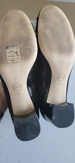 MICHAEL KORS Pauline black patent pumps Sz 7UK - Rrp 160 (New)