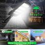 Solar Lights Outdoor, Freeas 213 LED Solar Powered Street Lights Motion Sensor Wall Lamp Waterproof Security Light with 180 Adjustable Pole for Outside Wall, Garden, Street, Porch (2 Pack) Image 2
