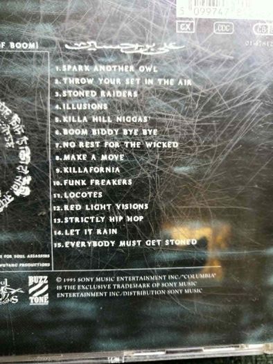 Cypress Hill - III (Temples of Boom) CD
