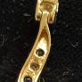 14k gold bracelet with Iolite Image 3
