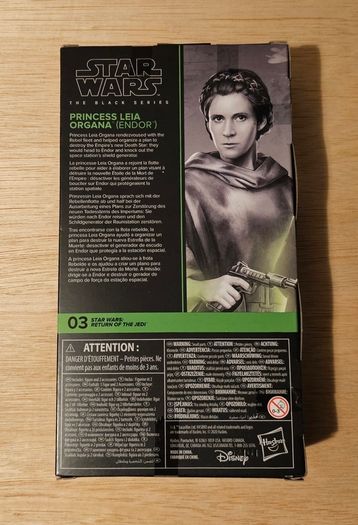 Star Wars Princess Leia 6" Scale Black Series New & Unopened
