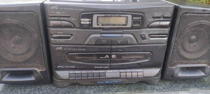 Vintage JVC boombox ghetto blaster