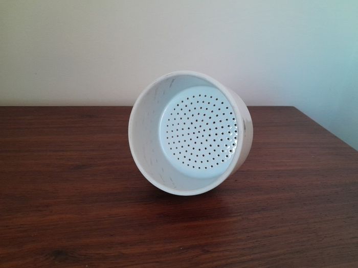 Antique Royal Worcester Porcelain Strainer