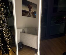 Full Body LED Lighted Mirror - Floor/Wall Mounted