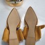 MANGO mustard suede mules with bow tie detail - Sz 41 - Fit 7.5 to 8 UK - Bnwt Rrp 59.99 Image 4
