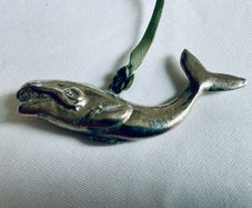 Vintage Whale Tablecloth Weights Set of 4