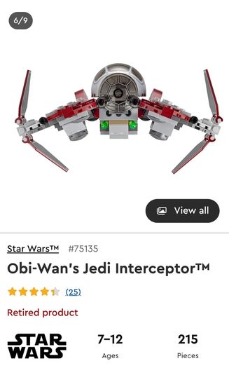 90 Euro Each!! - Lego Star Wars - Retired Sets
