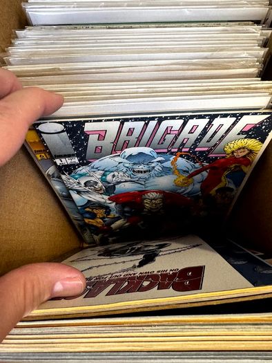 Image & Top Cow Long Comic Box w 320 comics for Sale