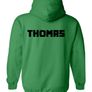 Personalised minecrafter Kids Hoodie Minecraft Creeper Hoodie With Your Name On The Back Image 6