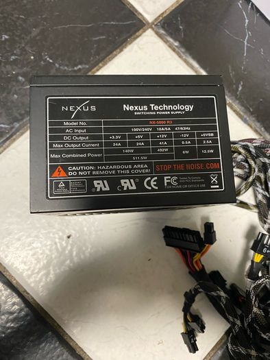 NEXUS 530 watts Silent power supply new but no Box