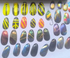french spinner blades for lure making flying c and inline