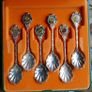 Vintage - Set Of Six Silver Plated Souvenir Spoons In Case Perth WA Image 6