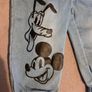 Disney Mickey Mouse/Goofey Denim Joggers BNWT (12-18 months) Image 4
