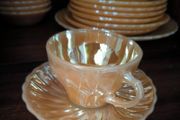 Fire King Peach Lustre Vintage Anchor Hocking