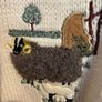aran jumper as new pure wool unisex medium to large Image 4