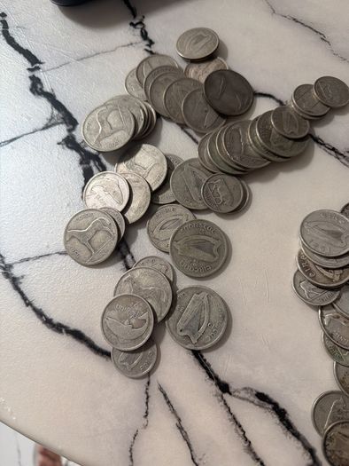 964 gram Irish silver coin
