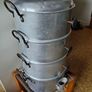 aluminium 4 tier adjustable steamer antique Image 5